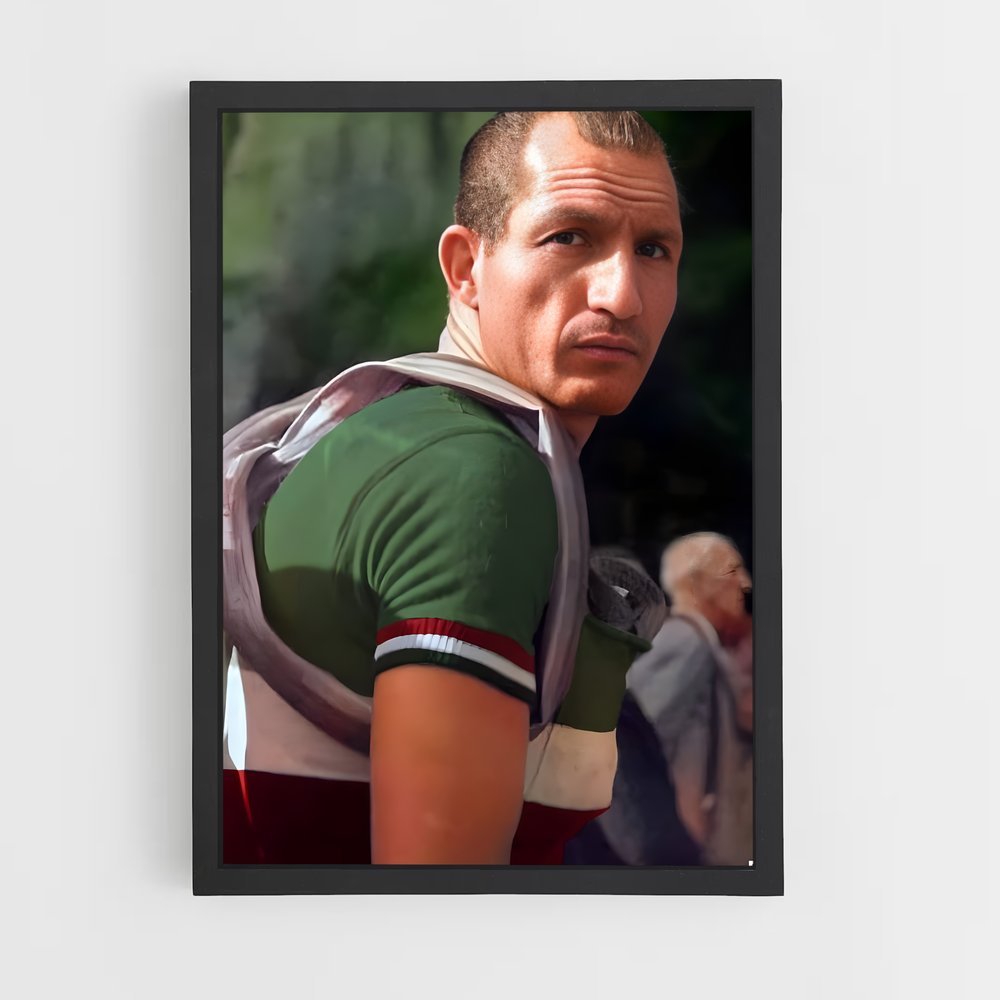 Poster L'Aventurier Gino – affiche Cyclisme (vue 2)